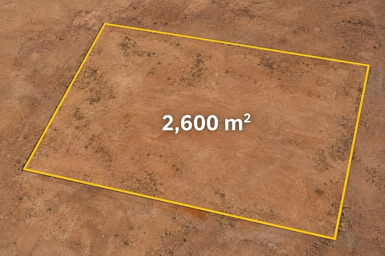 TERRAIN 2600 M², photo 1 sur 1